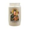 Veilleuse blanche 3 jours avec autocollant détouré de saint h. 9,7 cm, 5,8 cm.