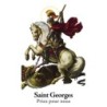 Autocollant Transparent détouré sans prière de saint H- 5,1 x 3,1 cm pour veilleuse blanche 3 jours