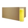 Bougie de neuvaine duree 9 jours 100% vegetal, hauteur 18 cm Ø 6,5 cm. VENDUE PAR CARTON DE 20 BOUGIES.