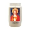 Veilleuse blanche 3 jours avec image classique de saint, hauteur 9,5 cm Ø 5.5 cm..