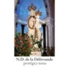 Autocollant Transparent classique sans priere de saint H. 6 x 3,6 cm pour bougie de 3 jours..