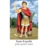 Autocollant Transparent classique sans priere de saint H. 6 x 3,6 cm pour bougie de 3 jours..