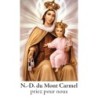 Autocollant Transparent classique sans priere de saint H. 6 x 3,6 cm pour bougie de 3 jours..