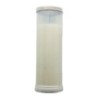 Bougie blanche d'extérieur, H.190mm Ø 64 - durée environ 4 jours et 8heures.