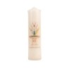 Bougie ivoire pour le sacrement du bapteme  Ø 5 cm H. 20 cm..