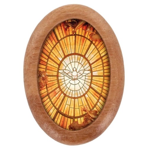 Plaque auto en bois d olivier forme ovale H. 4 x 3 cm avec resine de