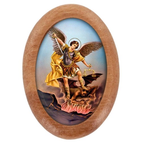 Plaque auto en bois d olivier forme ovale H. 4 x 3 cm avec resine de