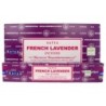 Boite de 12 paquets de batonnets d encens collection Satya 15 g. Plusieurs modeles.