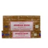 Boite de 12 paquets de batonnets d encens collection Satya 15 g. Plusieurs modeles.