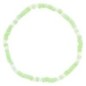 Bracelet sur élastique pour enfant, grains verre couleurs assorties Ø 2 mm avec croix métal - LOT DE 5 ASSORTIS