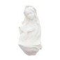 Benitier blanc de la Vierge a suspendre H. 16 cm.