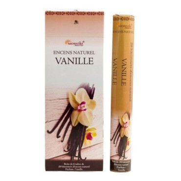 Bo-îte de 6 tubes Aromatika de 20 batônnets d'encens roulés à la main "Massala"  100% naturel (20 grammes)