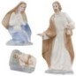 Nativité 3 pièces en porcelaine hauteur 19.80 cm.