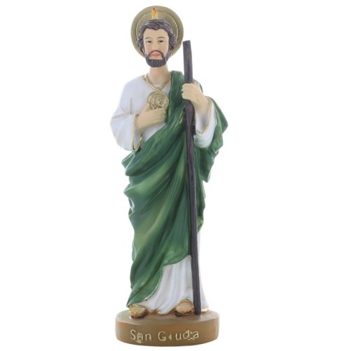 Statue en resine polychrome peinte a la main taille de 16 a 24 cm - Plusieurs Saints..