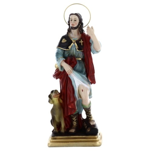 Statue en resine polychrome peinte a la main taille de 16 a 24 cm - Plusieurs Saints..