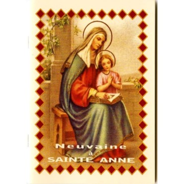 Livret de neuvaine avec historique, prière, neuvaine H.15 x10 cm, nombreux saints.