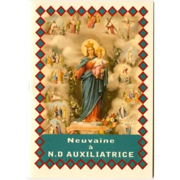 Livret de neuvaine avec historique, prière, neuvaine H.15 x10 cm, nombreux saints.