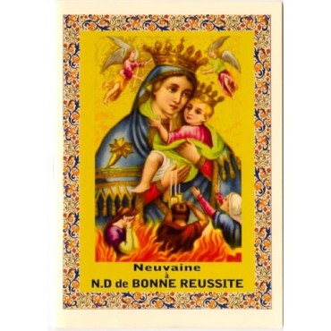 Livret de neuvaine avec historique, prière, neuvaine H.15 x10 cm, nombreux saints.