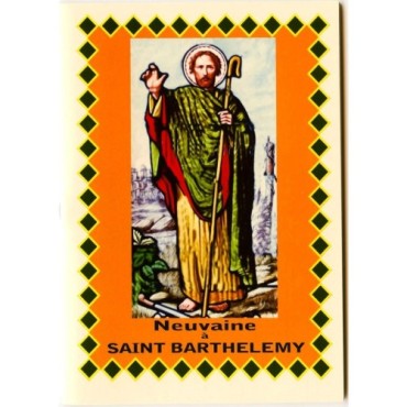 Livret de neuvaine avec historique, prière, neuvaine H.15 x10 cm, nombreux saints.