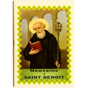 Livret de neuvaine avec historique, prière, neuvaine H.15 x10 cm, nombreux saints.