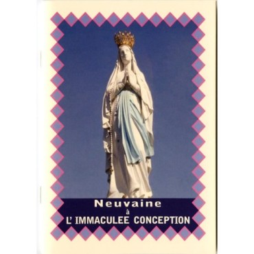 Livret de neuvaine avec historique, prière, neuvaine H.15 x10 cm, nombreux saints.