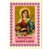 Livret de neuvaine avec historique, prière, neuvaine H.15 x10 cm, nombreux saints.
