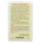 Image papier plastifie avec priere 11.5 x 7 cm, plusieurs saints..