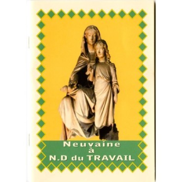 Livret de neuvaine avec historique, prière, neuvaine H.15 x10 cm, nombreux saints.