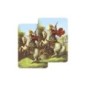 Carte bidimension relief plastifiee H.8.5 x 5 cm, plusieurs saints.
