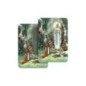 Carte bidimension relief plastifiee H.8.5 x 5 cm, plusieurs saints.