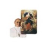 Carte bidimension relief plastifiee H.8.5 x 5 cm, plusieurs saints.