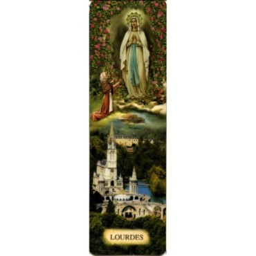 Marque-pages avec prière, 12,5 x 3,8 cm, plusieurs modèles disponibles..