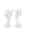 Anges en resine - H. 27.5 cm. LOT DE 2 ASSORTIS.