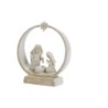 Nativité en résine H. 11.8 cm.