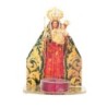 Bougeoir en plexi assemblable, avec représentations de saints. Livre avec une bougie, H. 13,5 cm. Plusieurs saints