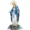 Bougeoir en plexi assemblable, avec représentations de saints. Livre avec une bougie, H. 13,5 cm. Plusieurs saints