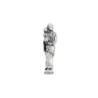 Mini statue métal présentée dans un étui plastique a glisser dans un porte monnaie Hauteur 2,5 cm, plusieurs saints..