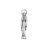 Mini statue métal présentée dans un étui plastique a glisser dans un porte monnaie Hauteur 2,5 cm, plusieurs saints..