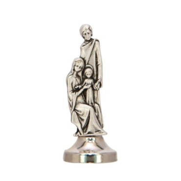 Statue en metal sur socle adhesif, Hauteur 5.5 cm, plusieurs saints...