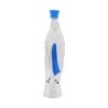 Gourde plastique transparente cristal Notre Dame de Lourdes decoree H.17 cm.
