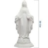 Statue fluorescente en résine de la Vierge Miraculeuse.