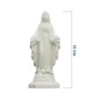 Statue fluorescente en résine de la Vierge Miraculeuse.