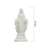 Statue fluorescente en résine de la Vierge Miraculeuse.