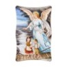 Cadre en bois a suspendre ou a poser H. 11 x 7 cm avec image, plusieurs saints.