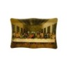 Cadre en bois a suspendre ou a poser H. 11 x 7 cm avec image, plusieurs saints.