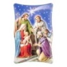 Cadre en bois a suspendre ou a poser H. 11 x 7 cm avec image, plusieurs saints.