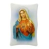 Cadre en bois a suspendre ou a poser H. 11 x 7 cm avec image, plusieurs saints.