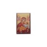 Icone en bois serigraphiee a suspendre ou a poser H.9x6 cm, plusieurs sujets.