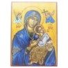 Icone en bois serigraphiee a suspendre ou a poser H.25x18 cm ou 27x20 cm, plusieurs sujets.