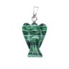 Boite présentoir de 12 pendentifs ange en pierre assortie, H. 2 cm. Prix de l assortiment de 12 anges.